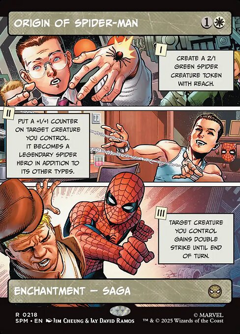 スパイダーマンの原点/Origin of Spider-Man [SPM-BF][ボーダーレス][FOIL]