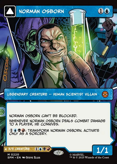 ノーマン・オズボーン/Norman Osborn - グリーンゴブリン/Green Goblin [SPM-BF][ボーダーレス][FOIL]