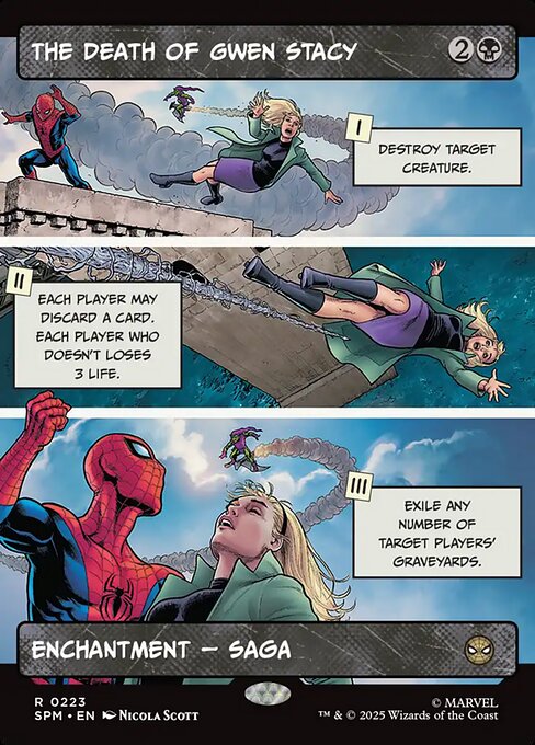 グウェン・ステイシーの死/The Death of Gwen Stacy [SPM-BF][ボーダーレス][FOIL]