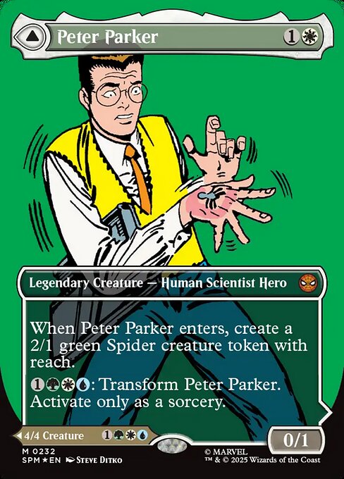ピーター・パーカー/Peter Parker - アメイジング・スパイダーマン/Amazing Spider-Man(232) [SPM-BF][ボーダーレス][FOIL]