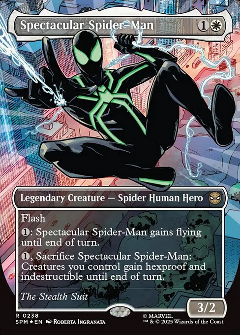 スペクタキュラー・スパイダーマン/Spectacular Spider-Man(Stealth) [SPM-BF][ボーダーレス][FOIL][テクスチャー]