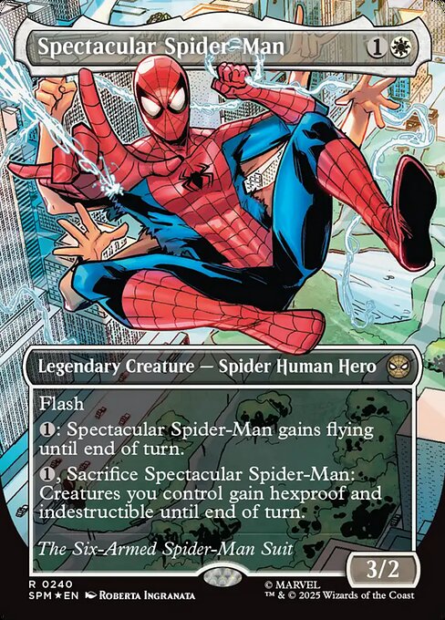 スペクタキュラー・スパイダーマン/Spectacular Spider-Man(Six Arms) [SPM-BF][ボーダーレス][FOIL][テクスチャー]
