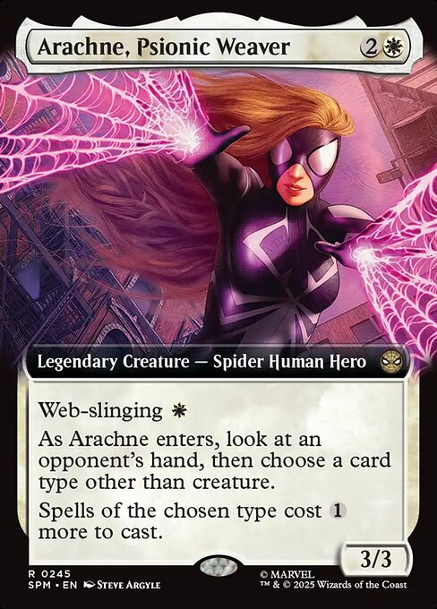 サイオニック・ウィーバー、アラクネ/Arachne, Psionic Weaver [SPM-BF][拡張アート][FOIL]
