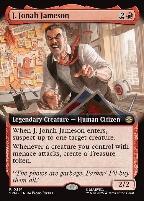 Ｊ・ジョナ・ジェイムソン/J. Jonah Jameson [SPM-BF][拡張アート][FOIL]