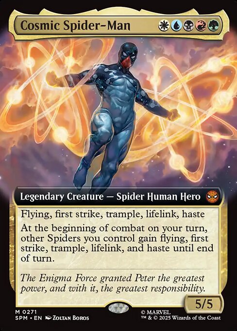 コズミック・スパイダーマン/Cosmic Spider-Man [SPM-BF][拡張アート][FOIL]