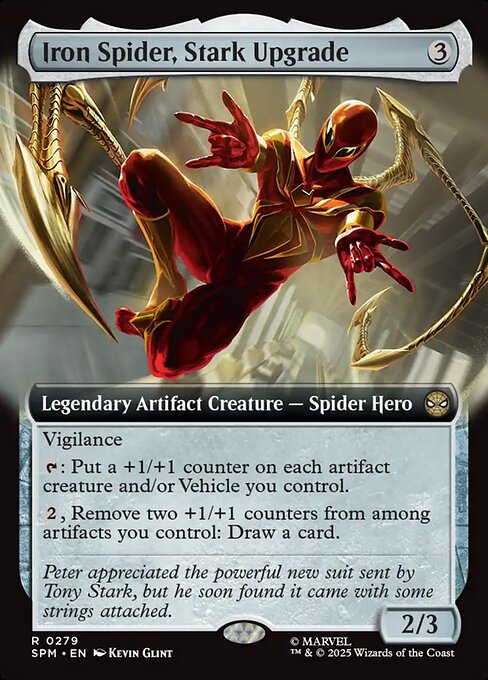 スタークによる改良、アイアン・スパイダー/Iron Spider, Stark Upgrade [SPM-BF][拡張アート]