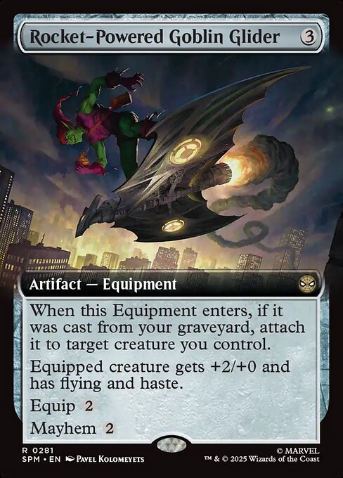 ロケット推進ゴブリン・グライダー/Rocket-Powered Goblin Glider [SPM-BF][拡張アート][FOIL]