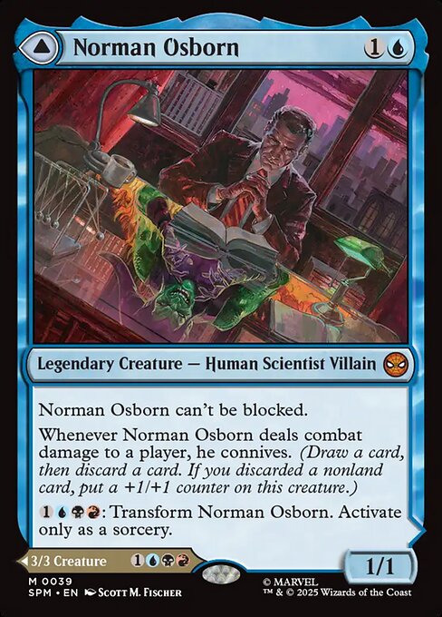ノーマン・オズボーン/Norman Osborn - グリーンゴブリン/Green Goblin [SPM][FOIL]