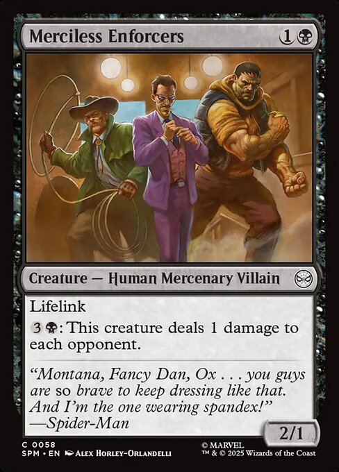 無慈悲なるエンフォーサーズ/Merciless Enforcers [SPM][FOIL]