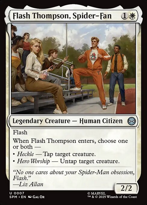 スパイダー・ファン、フラッシュ・トンプソン/Flash Thompson, Spider-Fan [SPM]