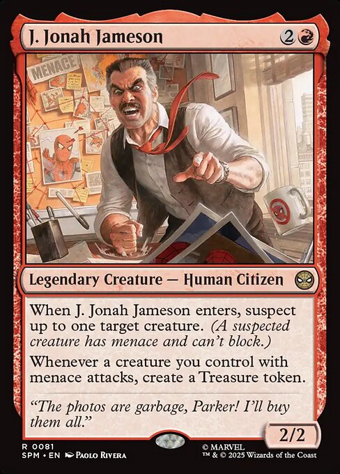 Ｊ・ジョナ・ジェイムソン/J. Jonah Jameson [SPM][FOIL]