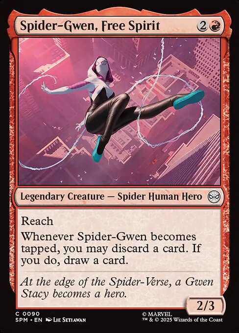 自由人、スパイダー・グウェン/Spider-Gwen, Free Spirit [SPM][FOIL]