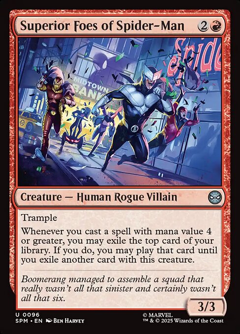 スーペリア・フォーズ・オブ・スパイダーマン/Superior Foes of Spider-Man [SPM][FOIL]
