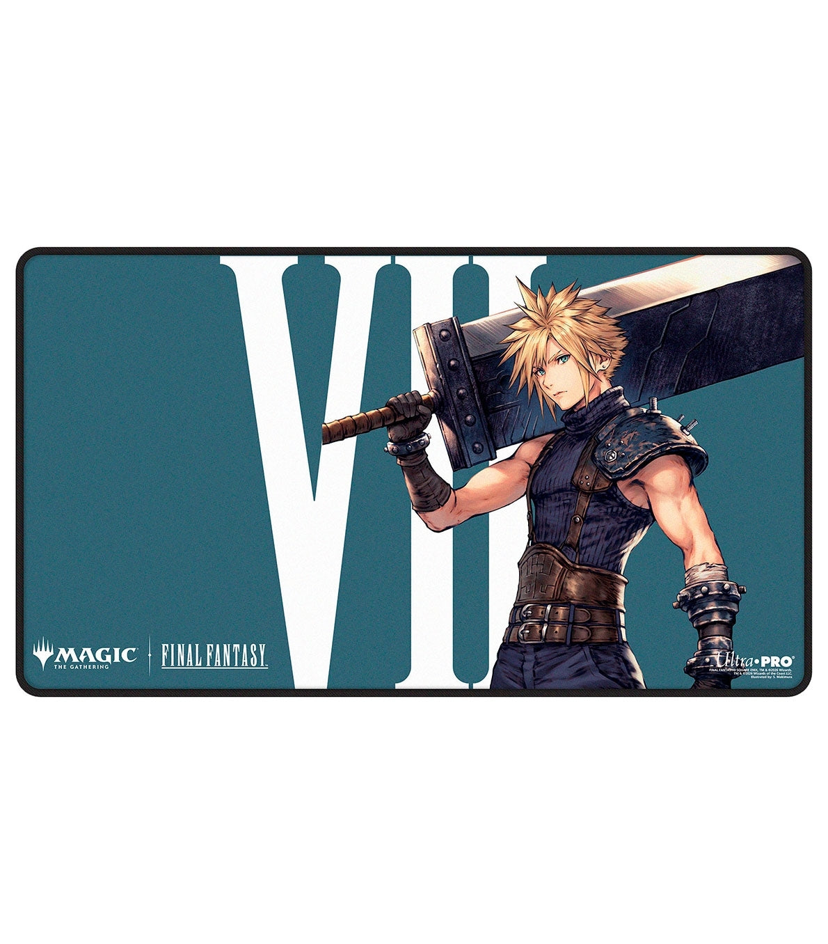 【早期予約割引6/7(日)まで】【予約商品】FINAL FANTASY「元ソルジャー、クラウド」スティッチド(ブラック)プレイマット Black Stitched Playmat