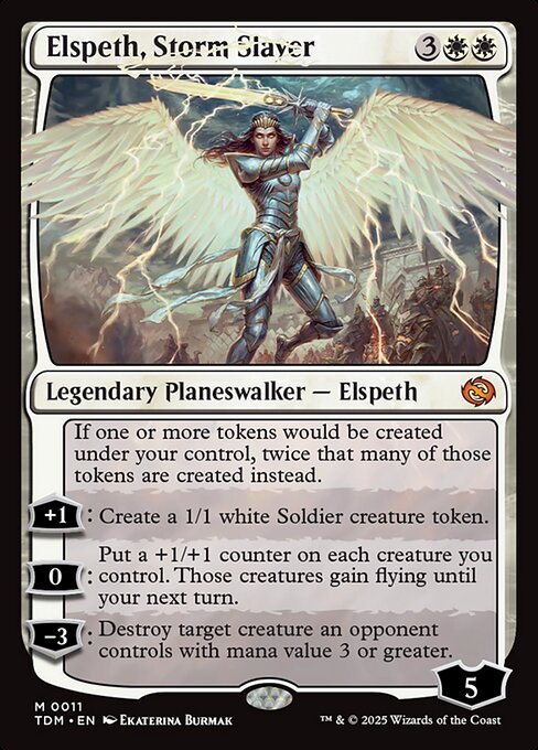 嵐の討伐者、エルズペス/Elspeth, Storm Slayer [TDM][FOIL]