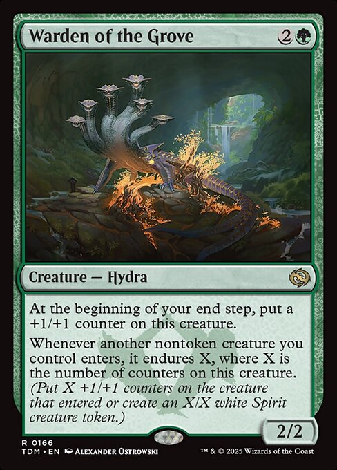 木立の守部/Warden of the Grove [TDM][FOIL]