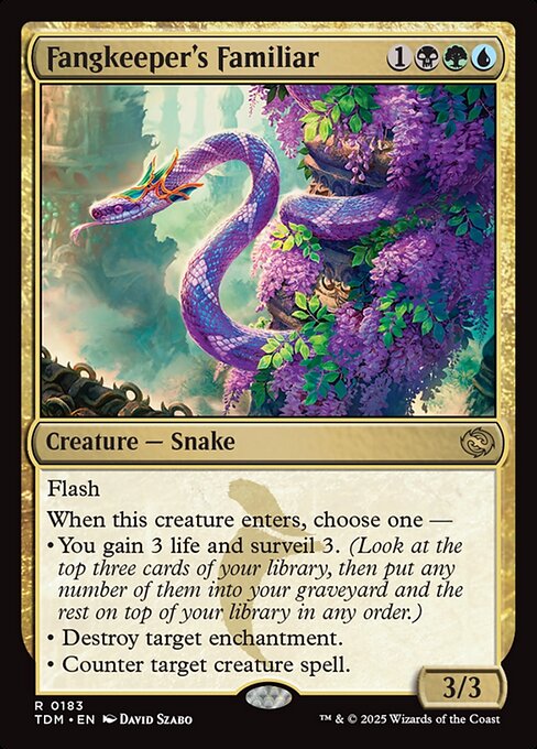 牙の番人の使い魔/Fangkeeper's Familiar [TDM][FOIL]