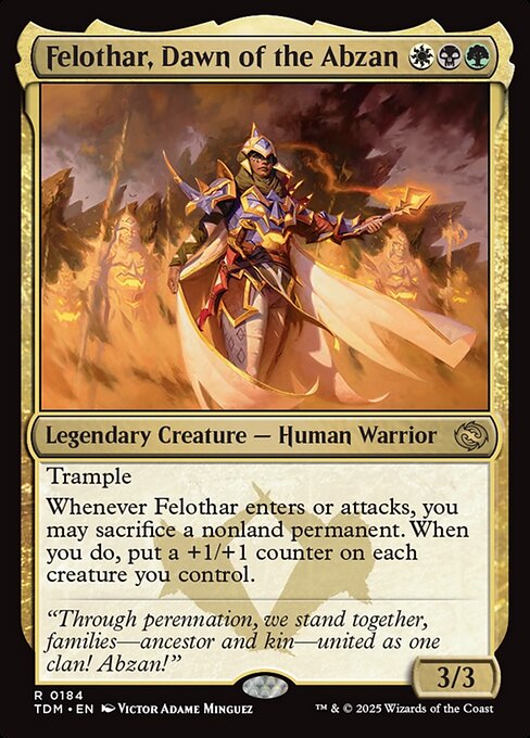 アブザンの夜明け、フェロザー/Felothar, Dawn of the Abzan [TDM]