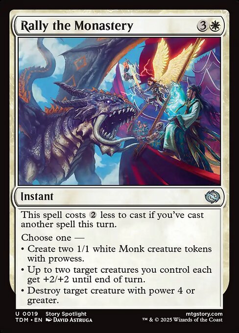 僧院の結集/Rally the Monastery [TDM][FOIL]