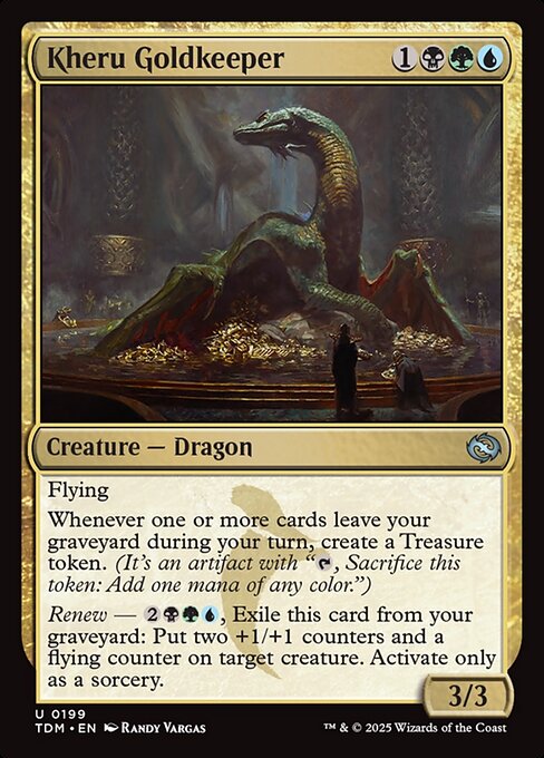 ケルゥの黄金守り/Kheru Goldkeeper [TDM][FOIL]