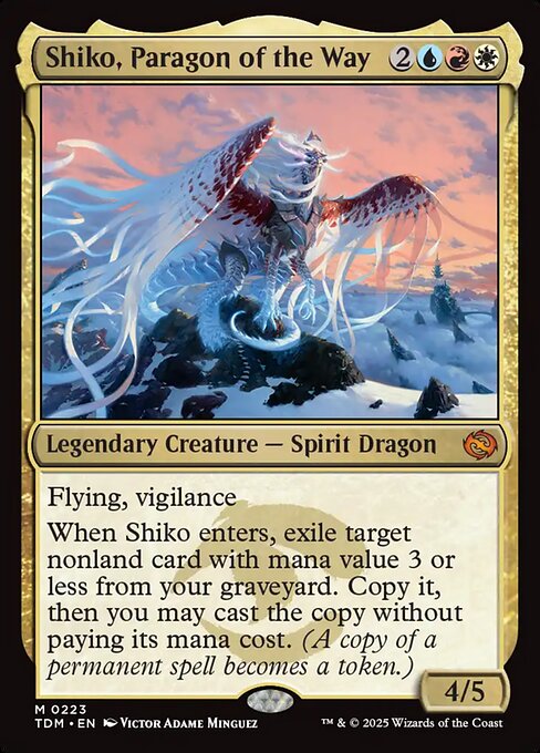 道の体現者、シィコ/Shiko, Paragon of the Way [TDM][FOIL]
