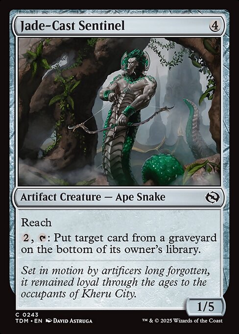 翡翠造りの歩哨/Jade-Cast Sentinel [TDM][FOIL]