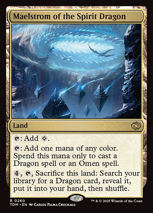 精霊龍の大渦/Maelstrom of the Spirit Dragon [TDM][FOIL]