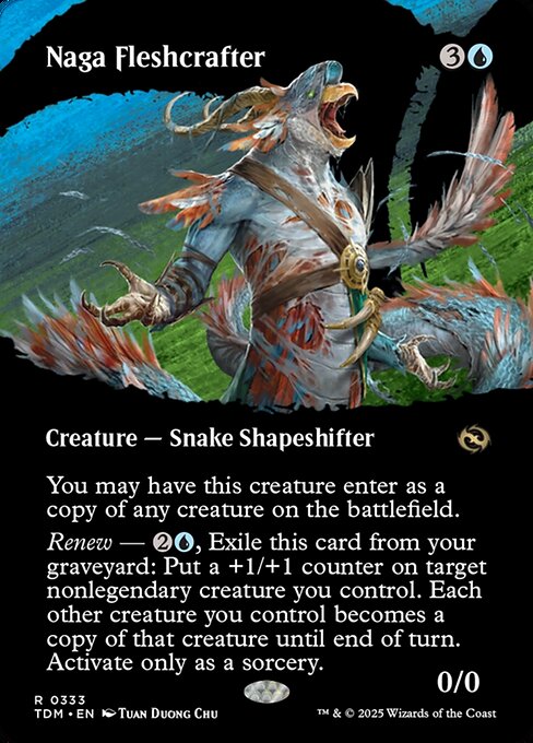 ナーガの肉体造形師/Naga Fleshcrafter [TDM-BF][ボーダーレス][FOIL]
