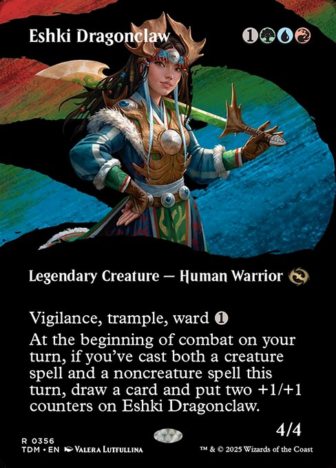 龍爪のエシュキ/Eshki Dragonclaw [TDM-BF][ボーダーレス][FOIL]