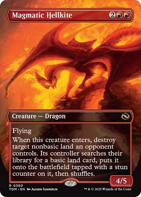 マグマのヘルカイト/Magmatic Hellkite [TDM-BF][ボーダーレス]