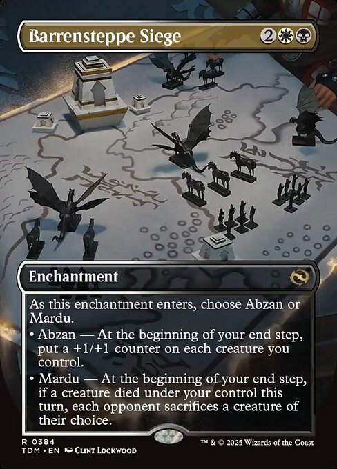 不毛平原の包囲/Barrensteppe Siege [TDM-BF][ボーダーレス][FOIL]