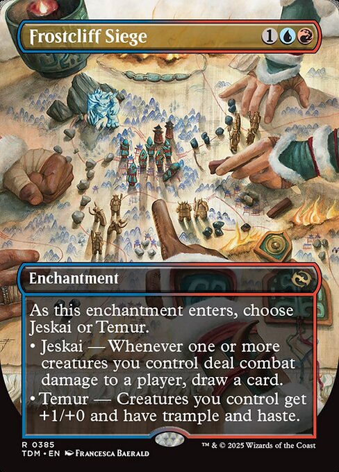 降霜断崖の包囲/Frostcliff Siege [TDM-BF][ボーダーレス][FOIL]