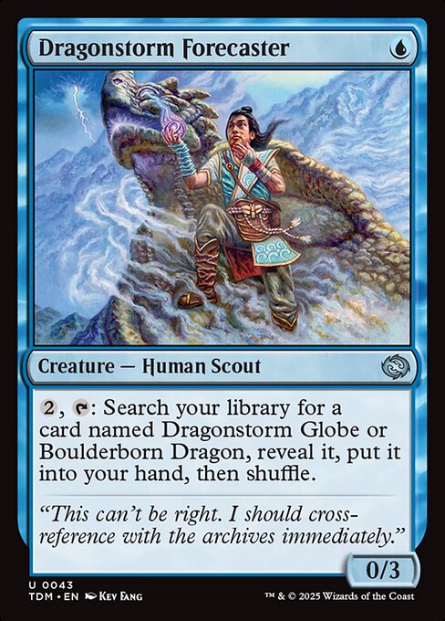 ドラゴンの嵐の予報者/Dragonstorm Forecaster [TDM][FOIL]