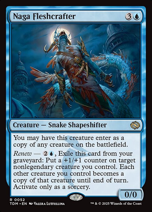 ナーガの肉体造形師/Naga Fleshcrafter [TDM][FOIL]