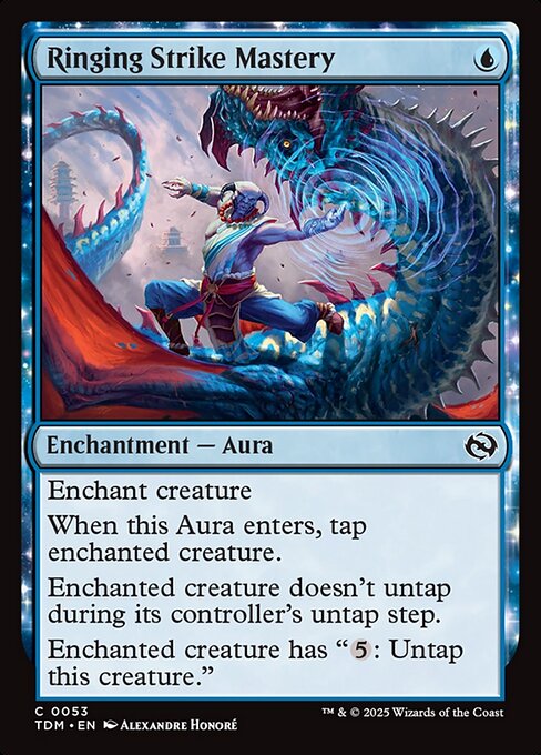 響鳴の神撃/Ringing Strike Mastery [TDM][FOIL]