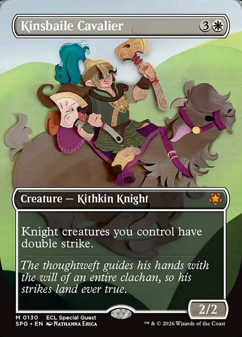 キンズベイルの騎兵/Kinsbaile Cavalier [SPG][FOIL]