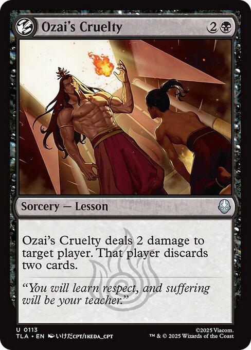 オザイの酷薄/Ozai's Cruelty [TLA][FOIL]