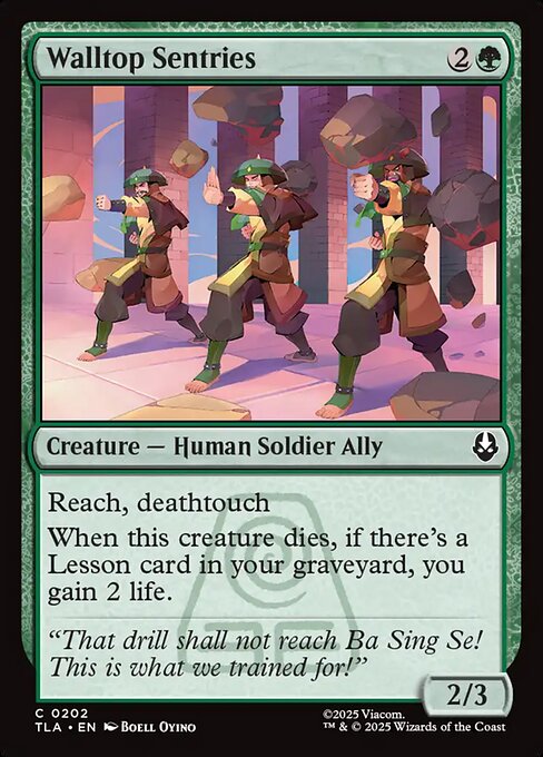 壁上の哨兵/Walltop Sentries [TLA][FOIL]