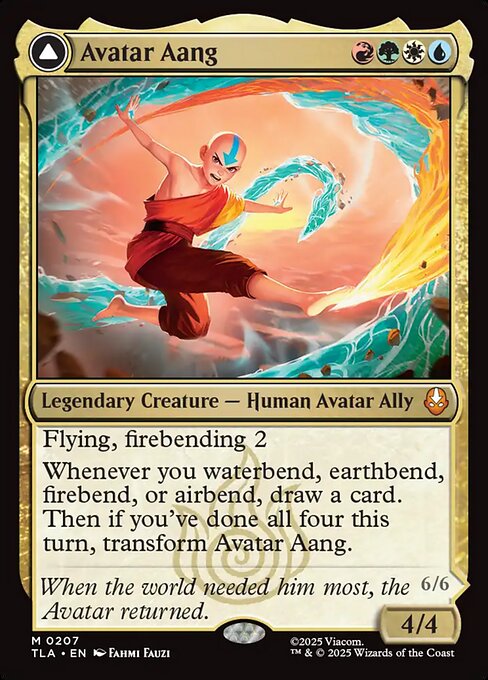 アバター・アン/Avatar Aang - 根源の達人、アン/Aang, Master of Elements [TLA][FOIL]