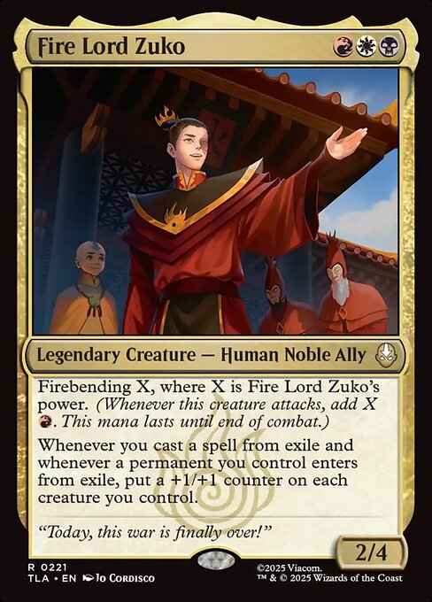 火の王ズーコ/Fire Lord Zuko [TLA][FOIL]