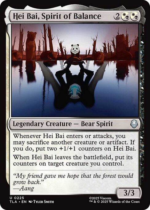 均衡の精霊、ヘイバイ/Hei Bai, Spirit of Balance [TLA][FOIL]