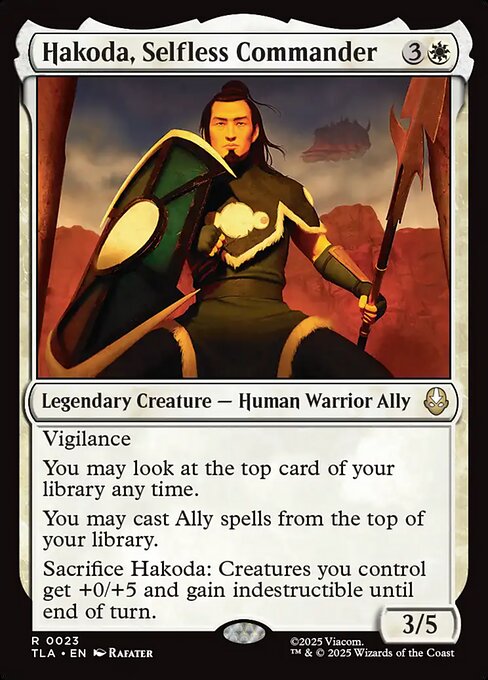 無私なる指揮官、ハコダ/Hakoda, Selfless Commander [TLA][FOIL]