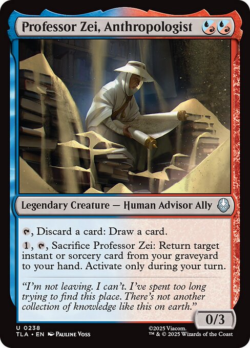 人類学者、ゼイ教授/Professor Zei, Anthropologist [TLA][FOIL]