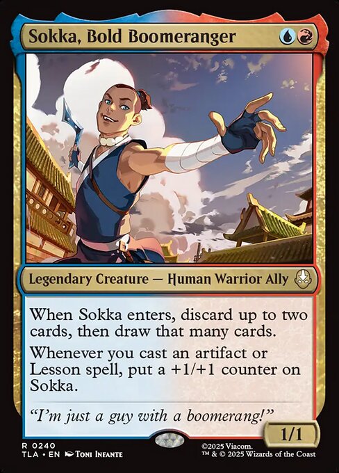 勇敢なブーメラン使い、サカ/Sokka, Bold Boomeranger [TLA][FOIL]
