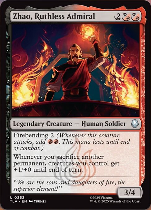 無慈悲なる提督、ジャオ/Zhao, Ruthless Admiral [TLA][FOIL]
