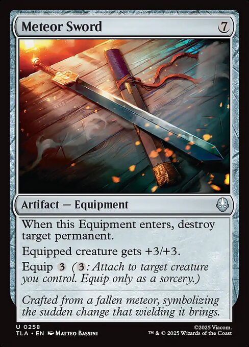 隕鉄剣/Meteor Sword [TLA][FOIL]