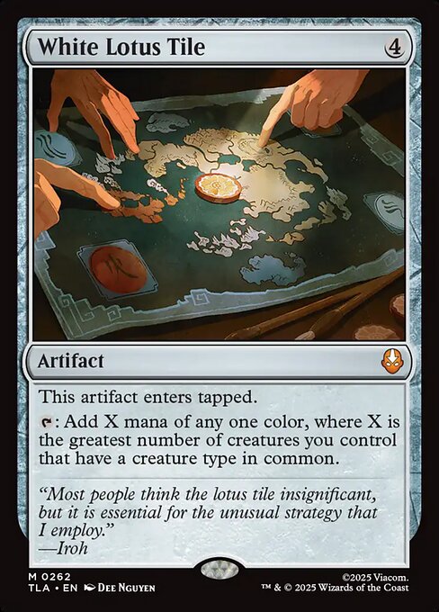 白蓮の駒/White Lotus Tile [TLA][FOIL]