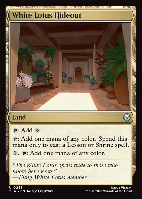 白蓮会の隠れ家/White Lotus Hideout [TLA][FOIL]