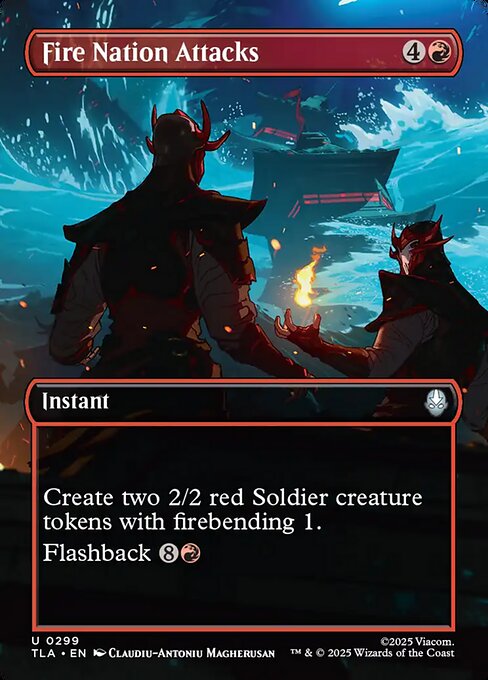 火の国の攻撃/Fire Nation Attacks [TLA-BF][ボーダーレス][FOIL]