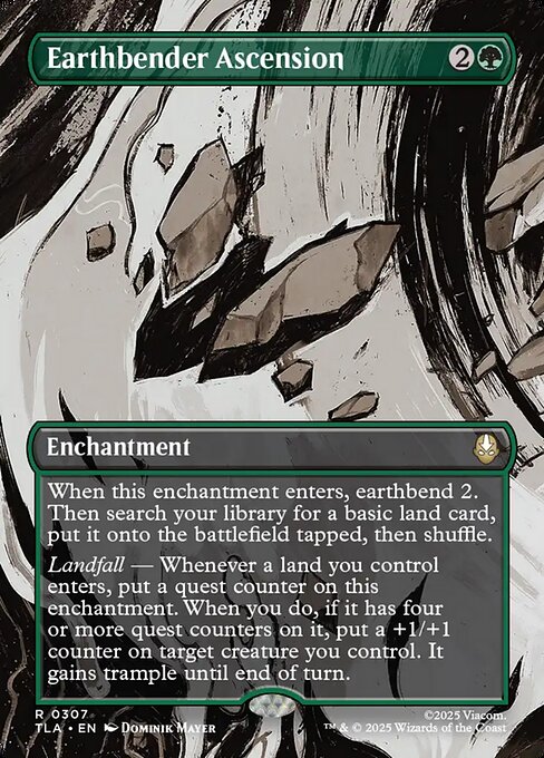 土のベンダーの位に至る/Earthbender Ascension [TLA-BF][ボーダーレス][FOIL]